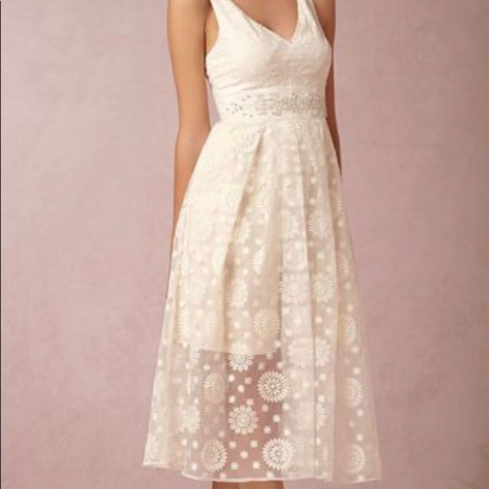 Baraschi blush katarina dress size 8 NWOT